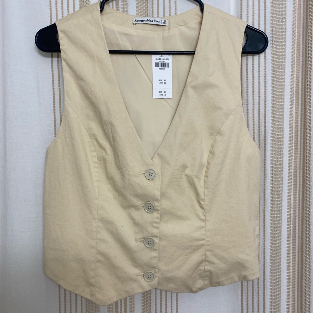Cream Vest